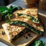 Spinach Artichoke Quesadillas: Creamy Veggie Delight!