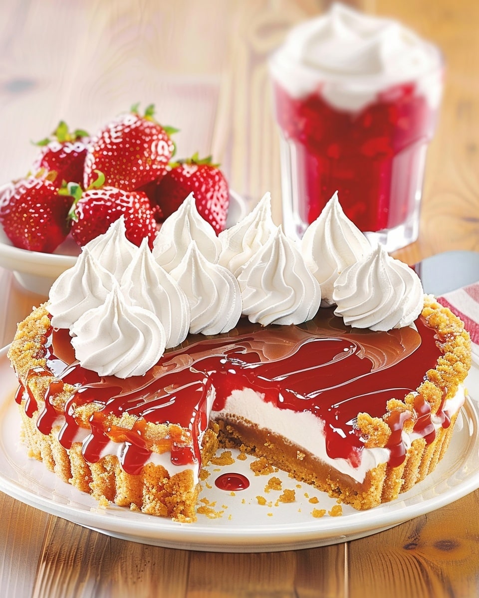 Ho to make Strawberry Cheesecake Dump Cake