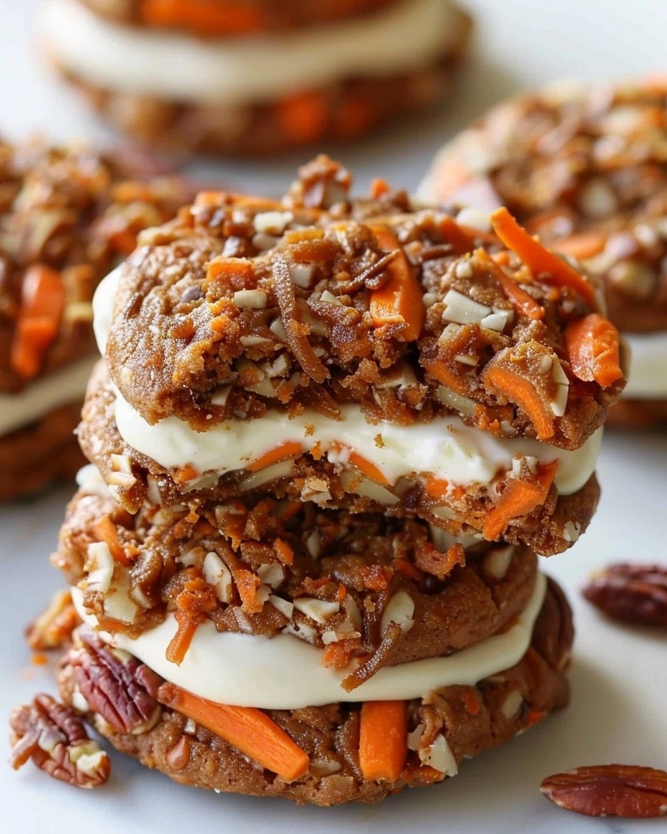 Sugar-Free Carrot Cake Sandwich Cookies