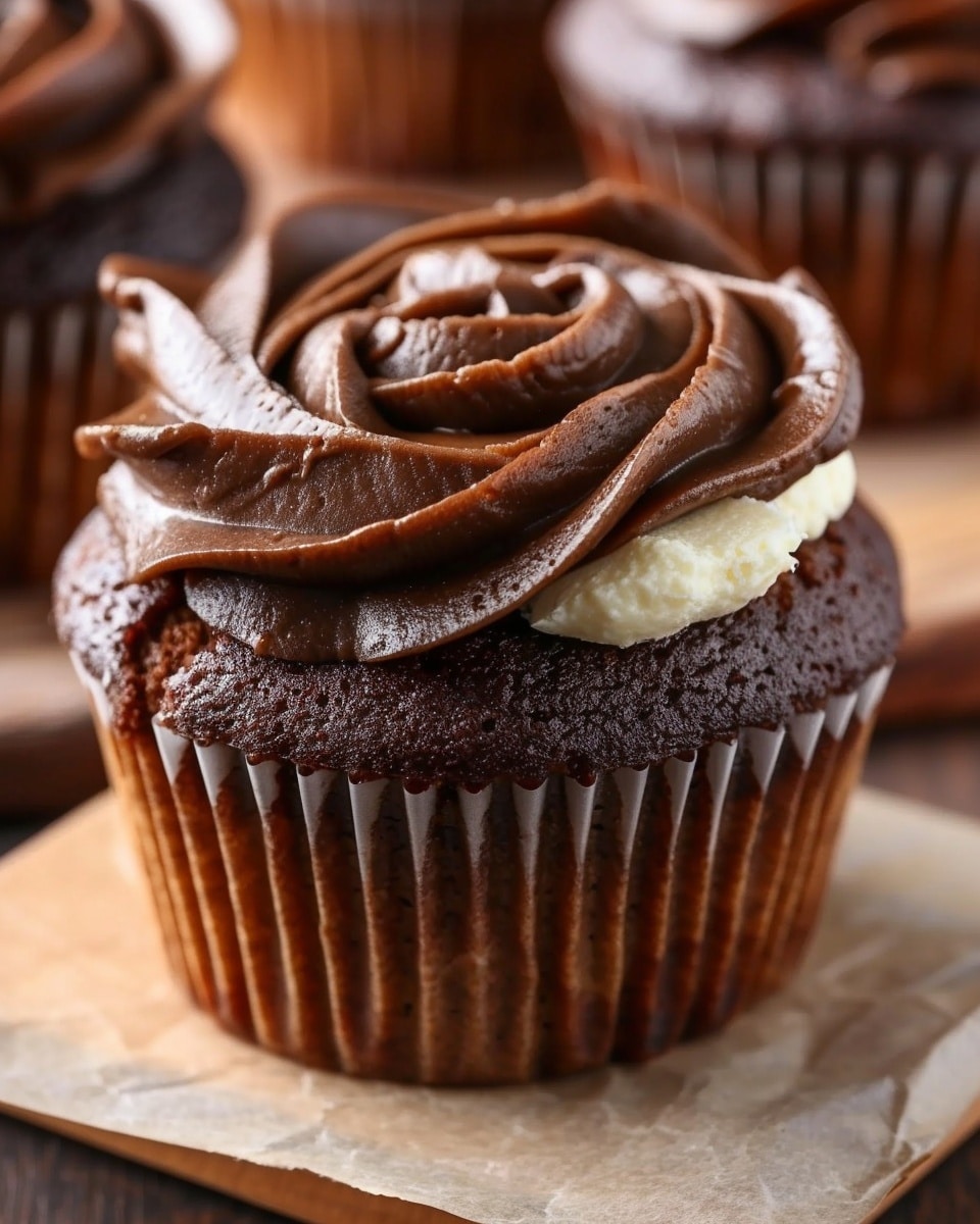 Sugar-Free Chocolate Ganache Cheesecake Cupcakes