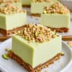 Sugar-Free Pistachio Cheesecake Bars