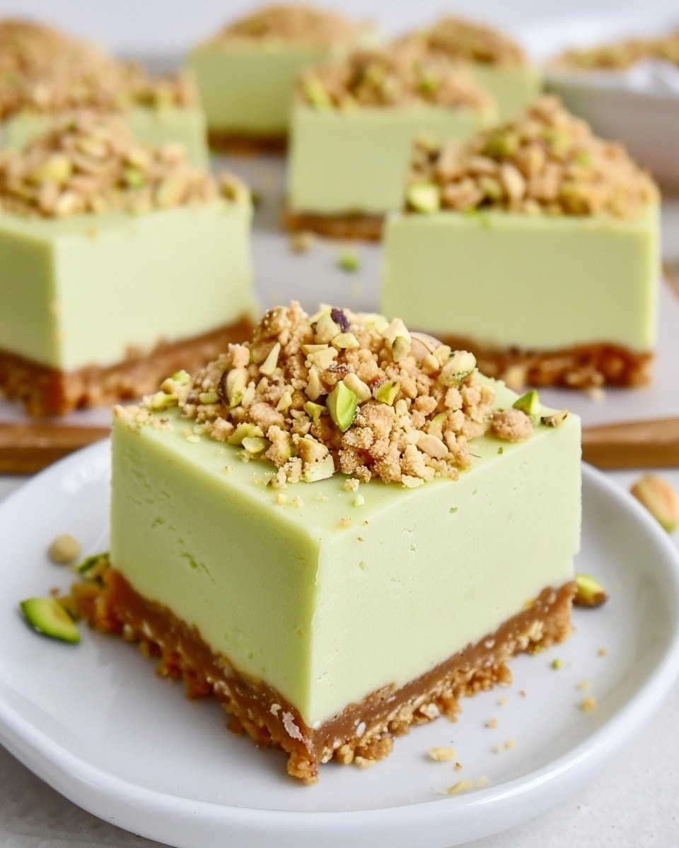 Sugar-Free Pistachio Cheesecake Bars