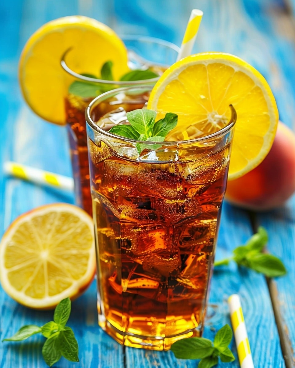 Sweet Peach Iced Tea