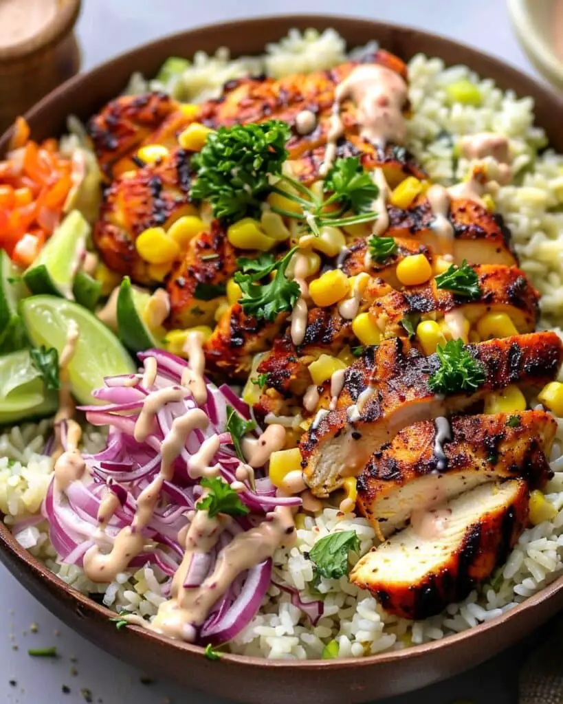 Tasty Street Corn Chicken Bowl