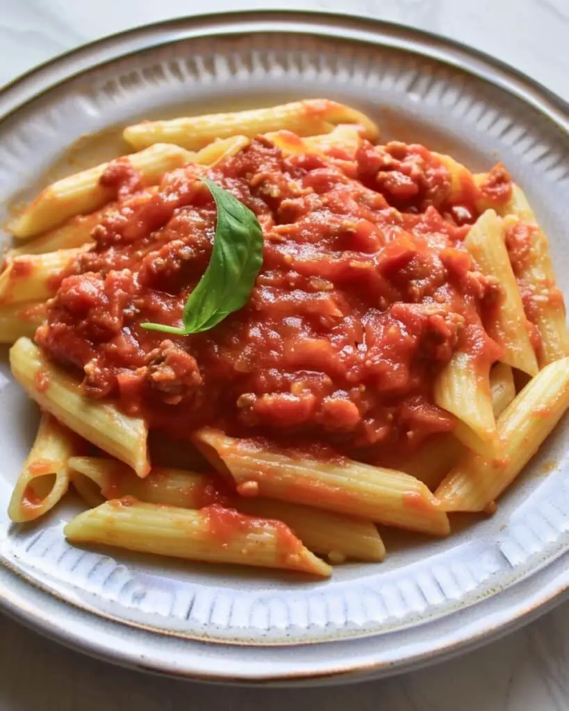 Creamy Tomato Penne Pasta