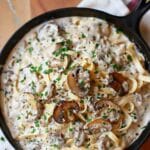 Creamy 30 Minute Mushroom Tagliatelle Pasta