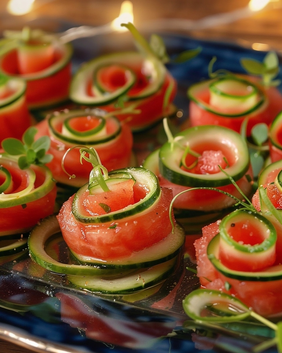 Watermelon Twirl Bites