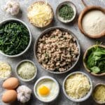 White Cheddar Spinach Chicken Burgers