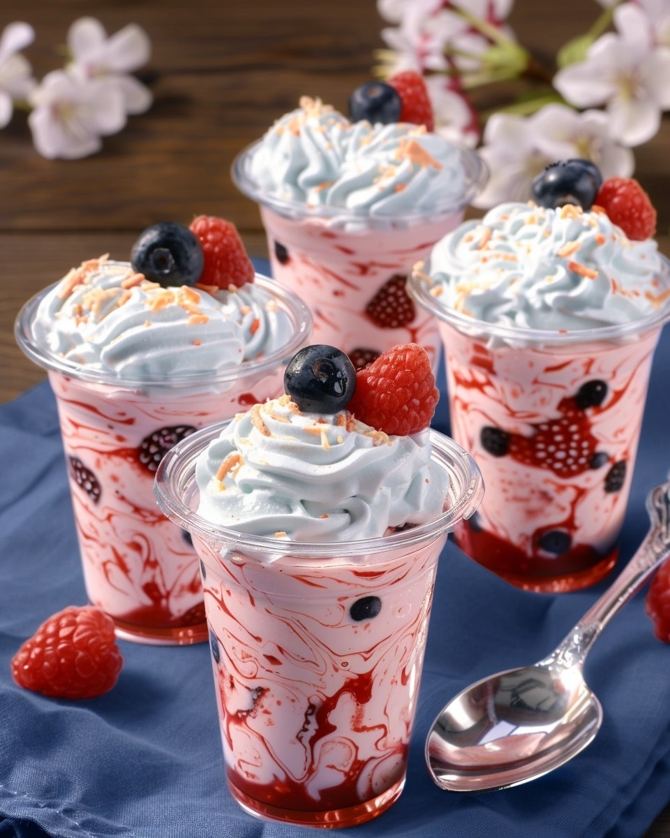 Berry Cheesecake Fluff (Pink Berry Version)
