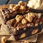 Brownie and Peanut Butter Tacos