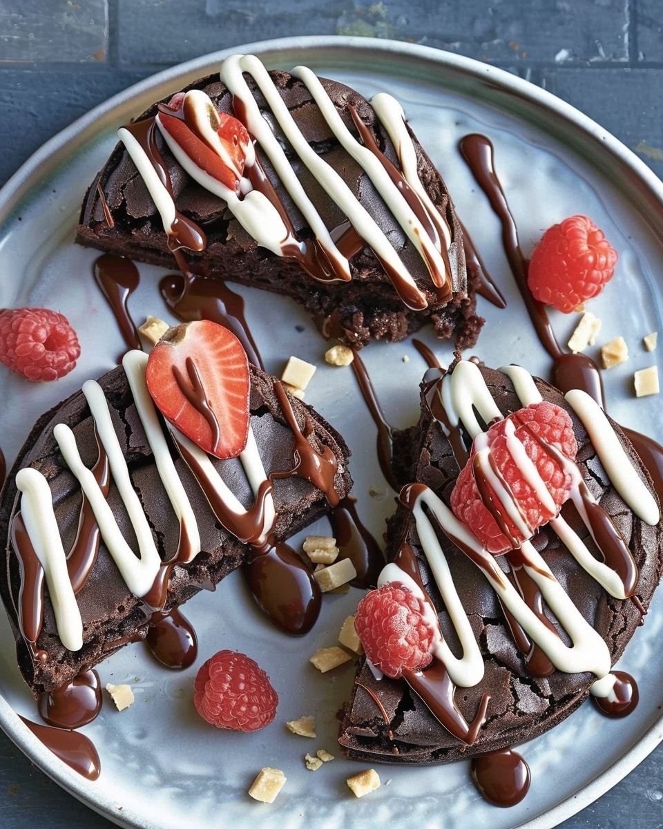 Brownie and Peanut Butter Tacos