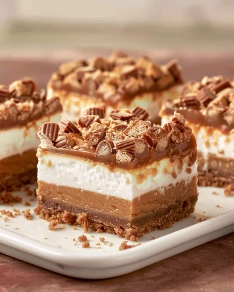 Ho to make Butterfinger Caramel Cheesecake Bars