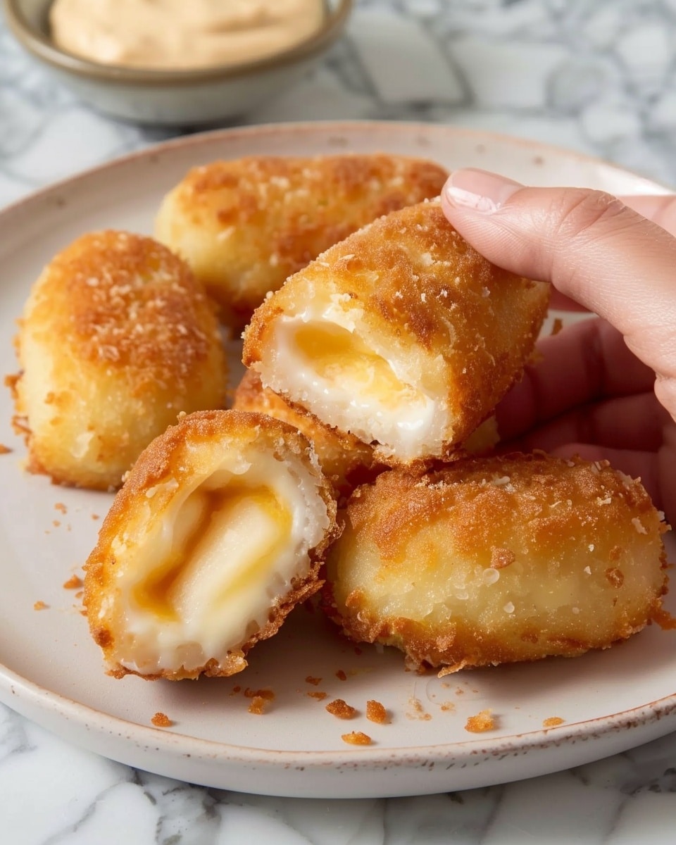 Cheesy Potato Croquettes