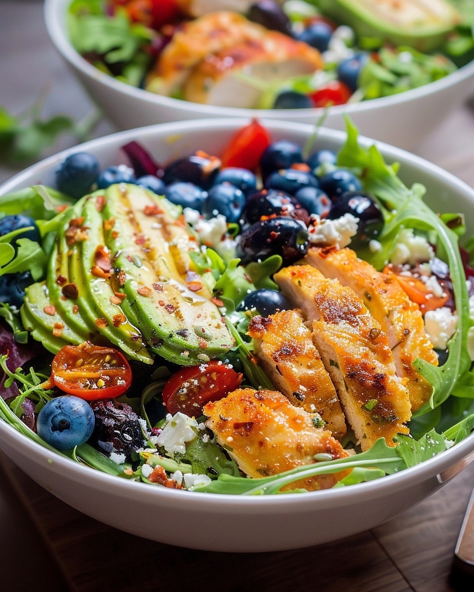 Chicken Blueberry Feta Salad