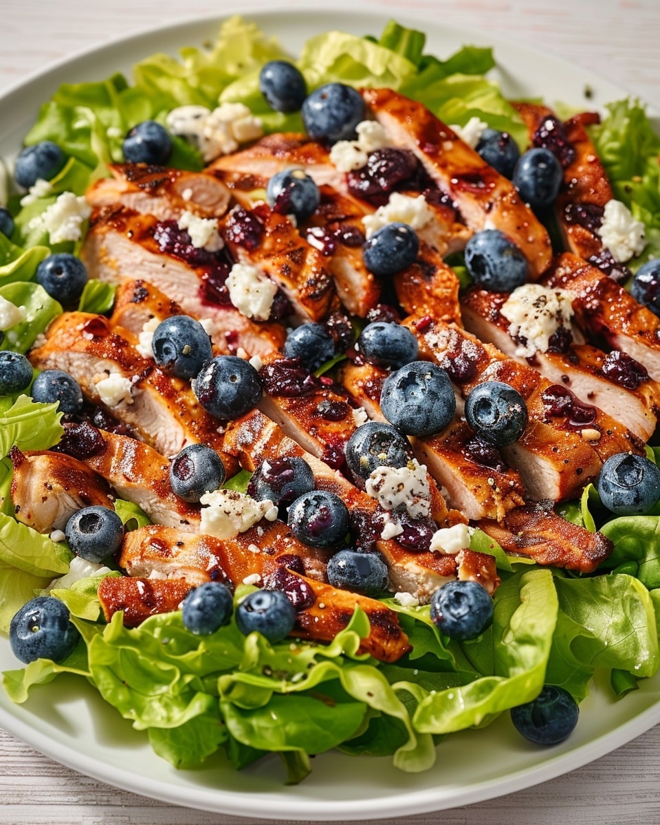 Chicken Blueberry Feta Salad