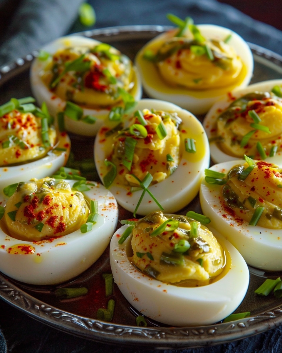 Cocktail-Infused Pickled Eggs with a Kick