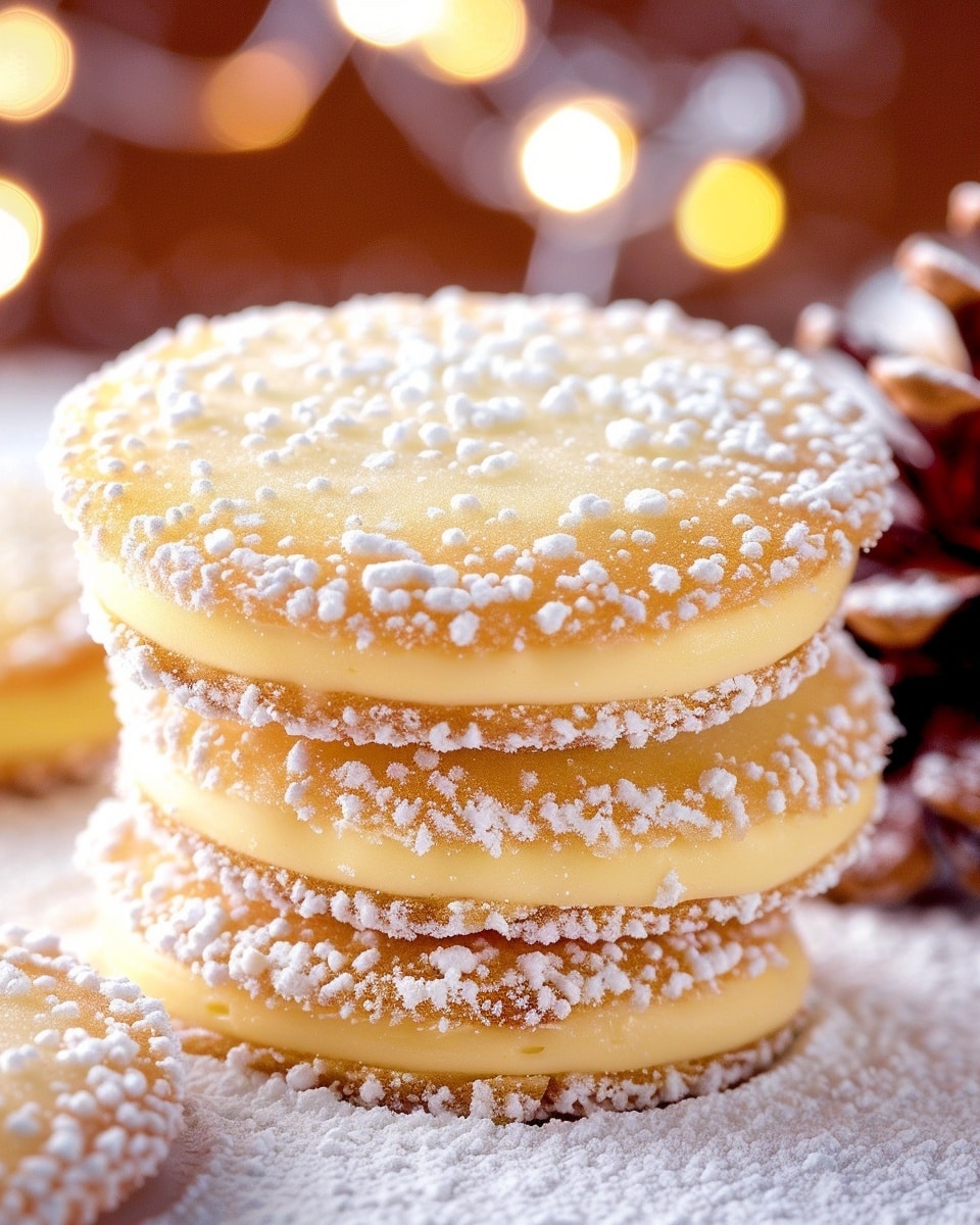 Cornstarch Alfajores with Dulce de Leche