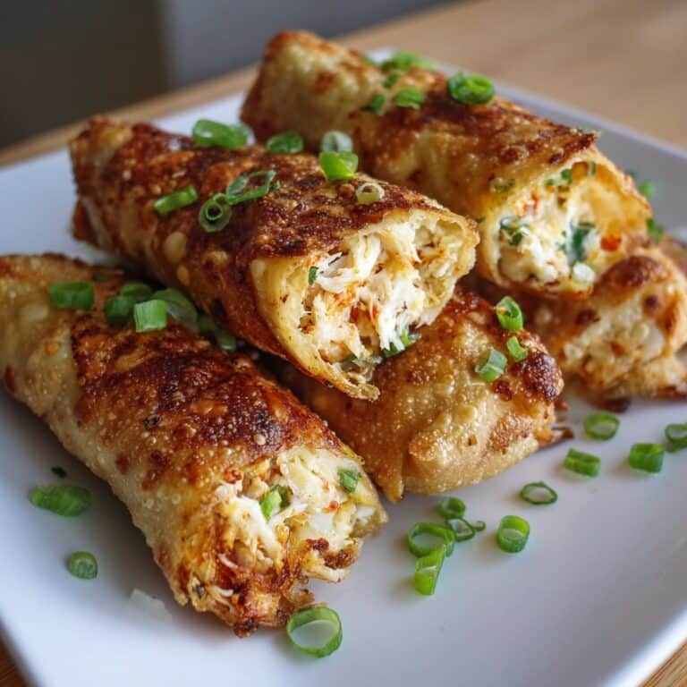 Crab Rangoon Egg Rolls
