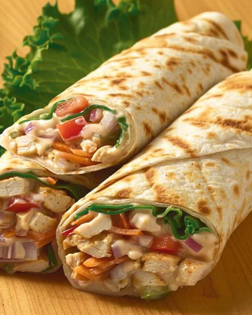 Creamy Chicken Wrap