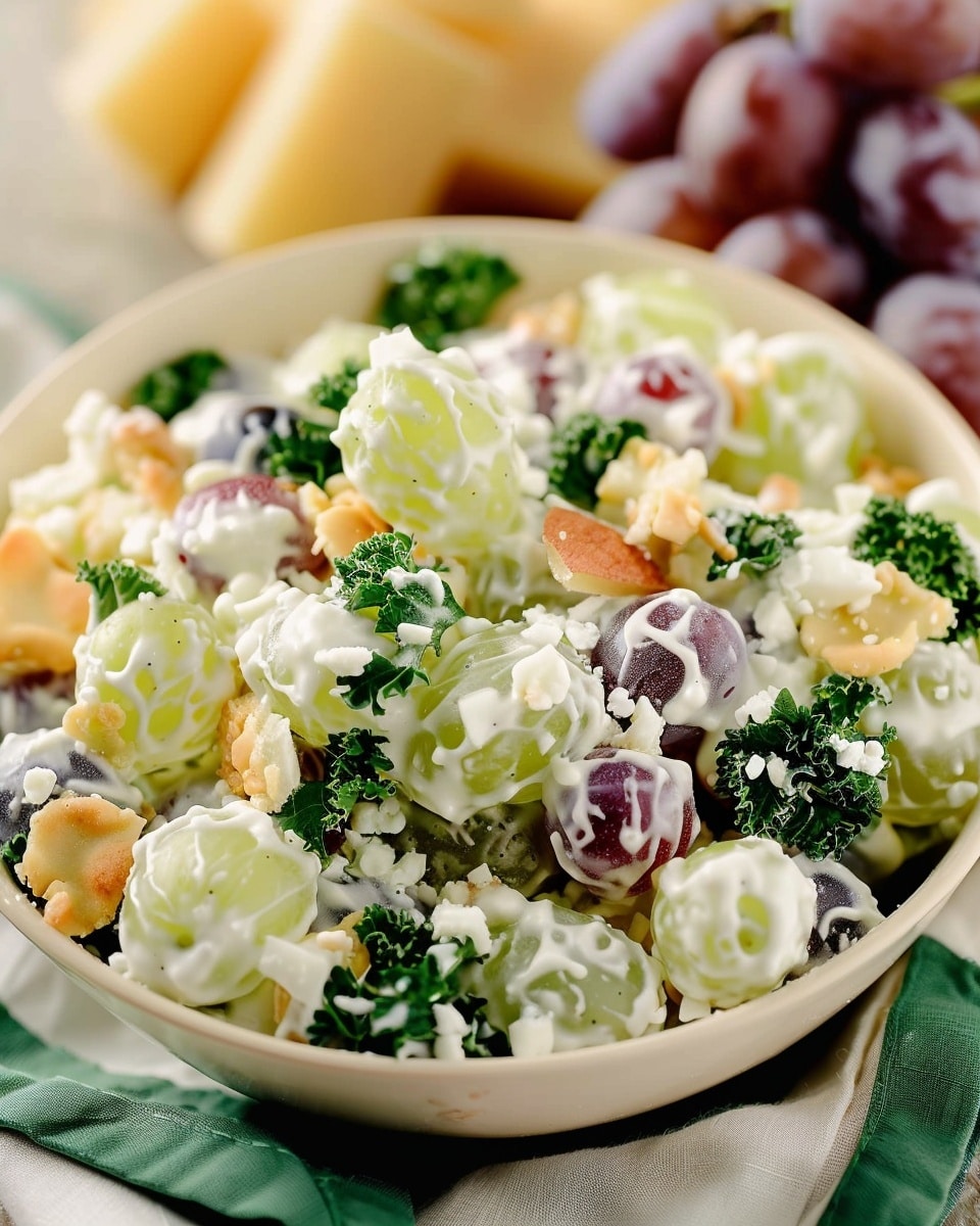 Creamy Grape Salad Recipe