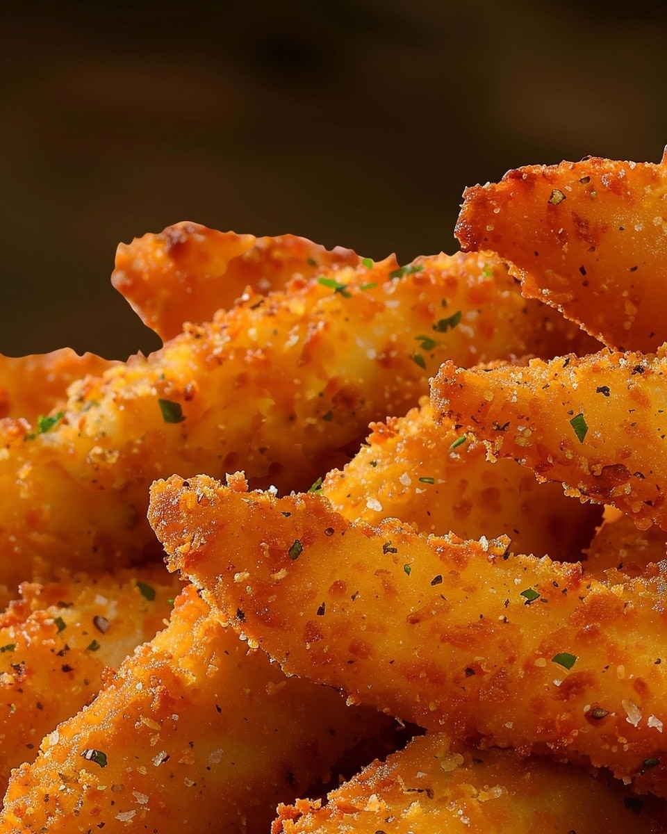 Crispy Garlic Parmesan Chicken Strips