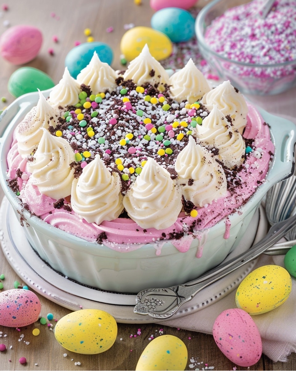 Easter Dirt Cake Casserole