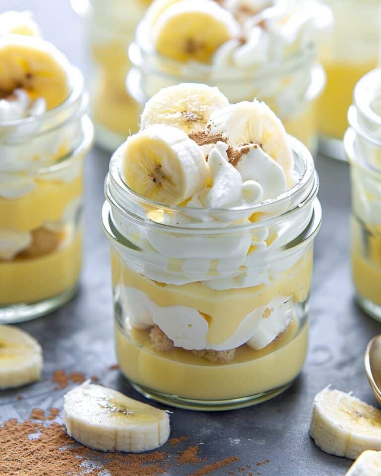Easy Banana Pudding Jars