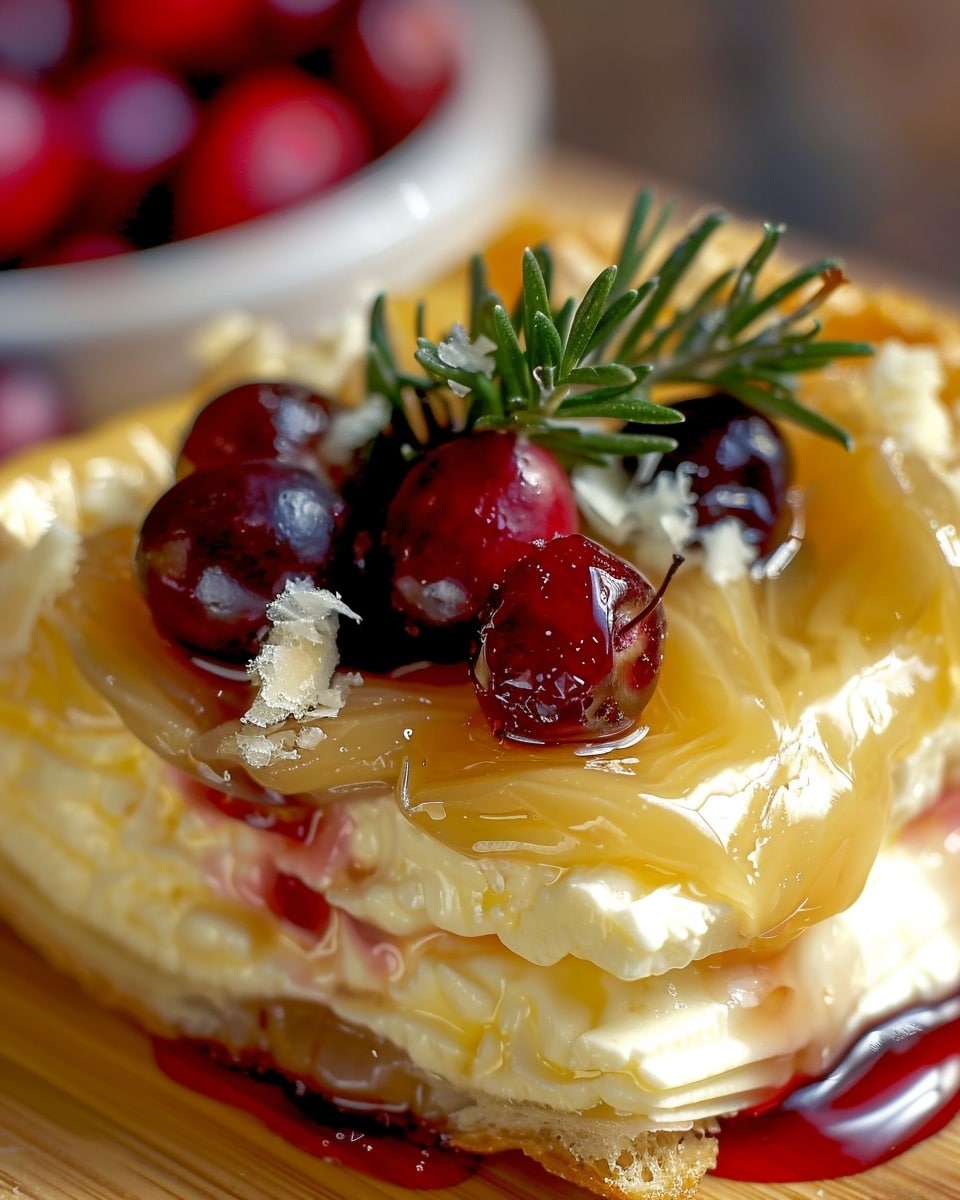 Easy Cranberry-Orange Baked Brie