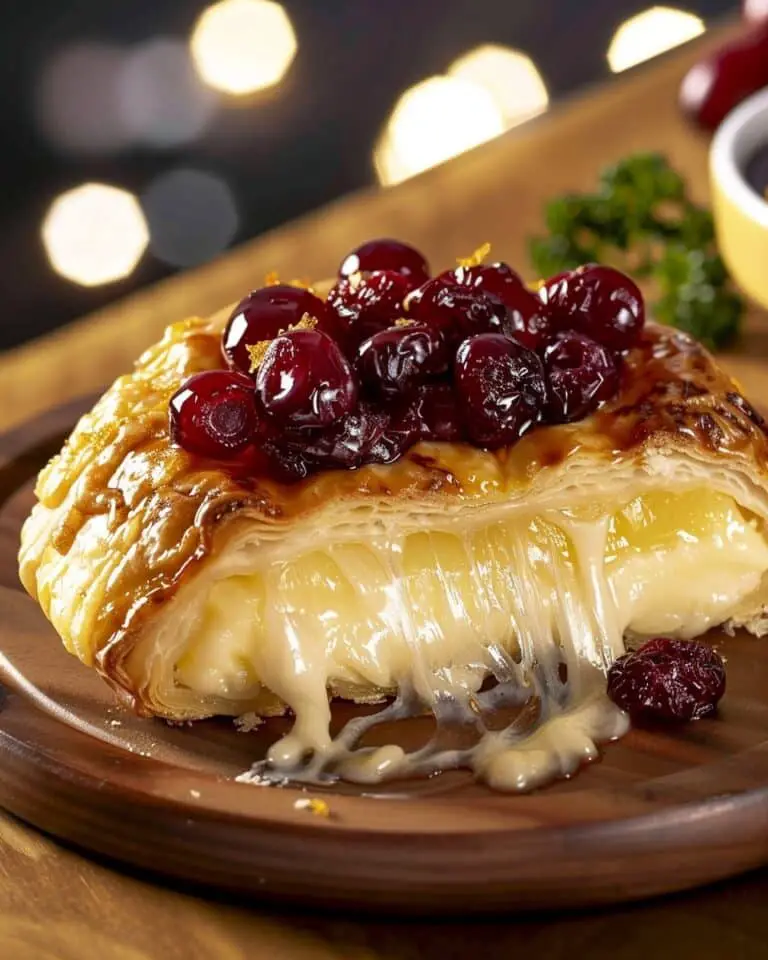 Easy Cranberry-Orange Baked Brie