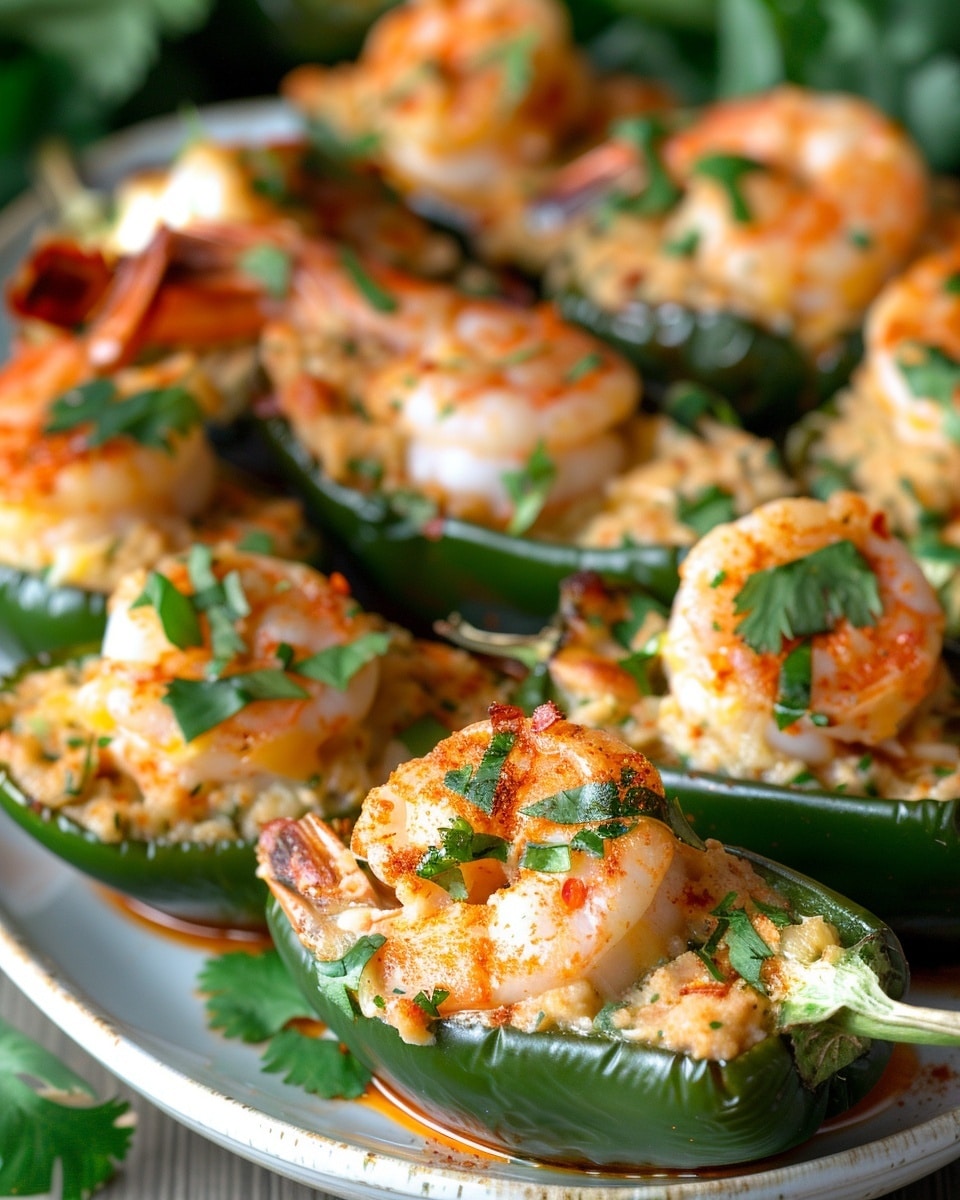 Fiery Cajun Shrimp Stuffed Jalapeños