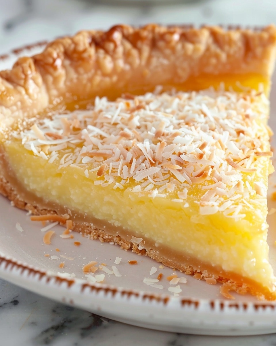 French Coconut Pie