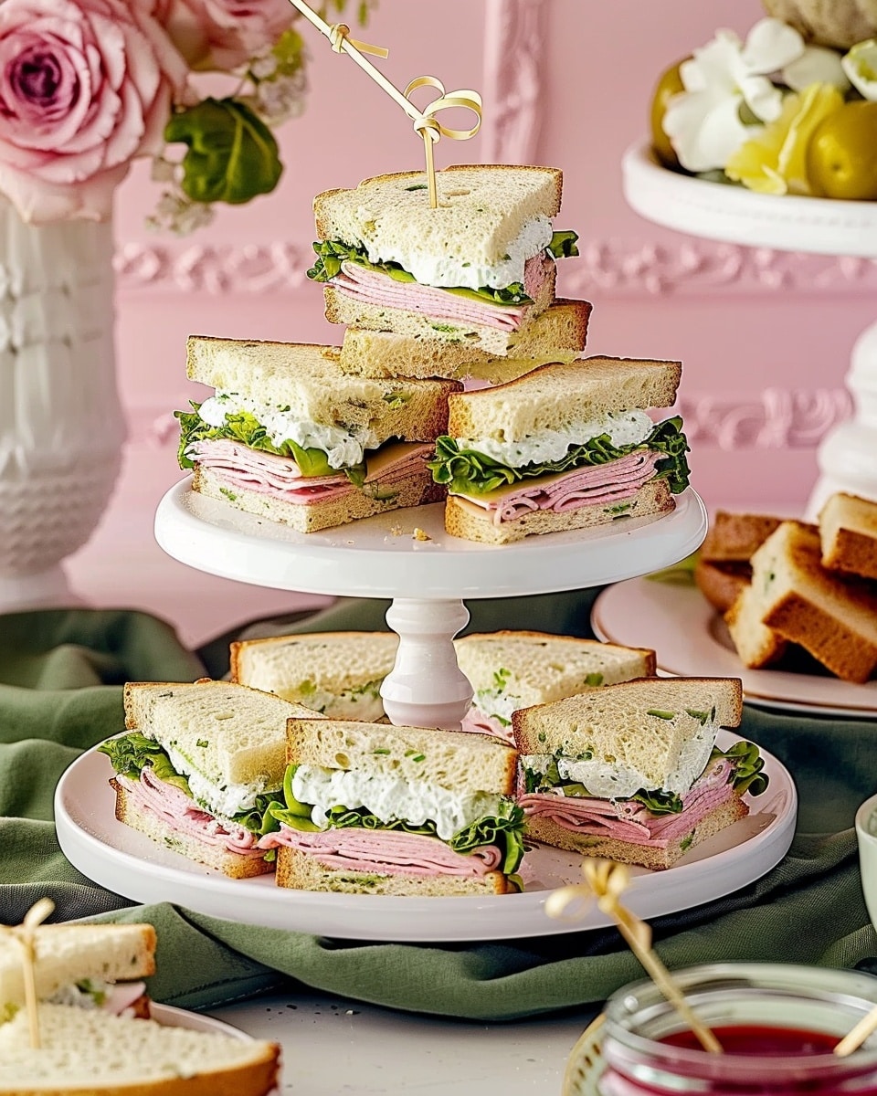 Green Goddess Party Sandwiches: A Fresh Crowd-Pleasing Appetizer