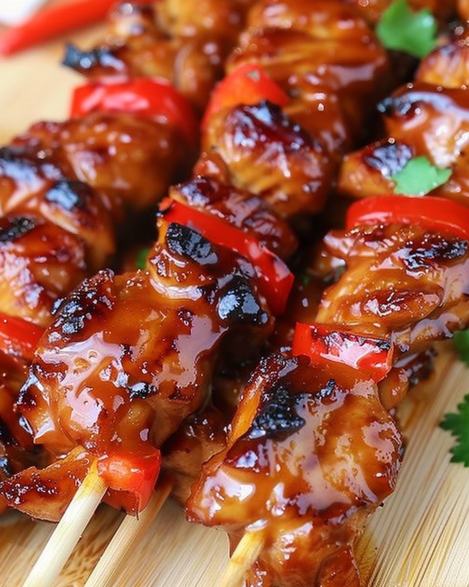 Grilled Thai Coconut Chicken Skewers