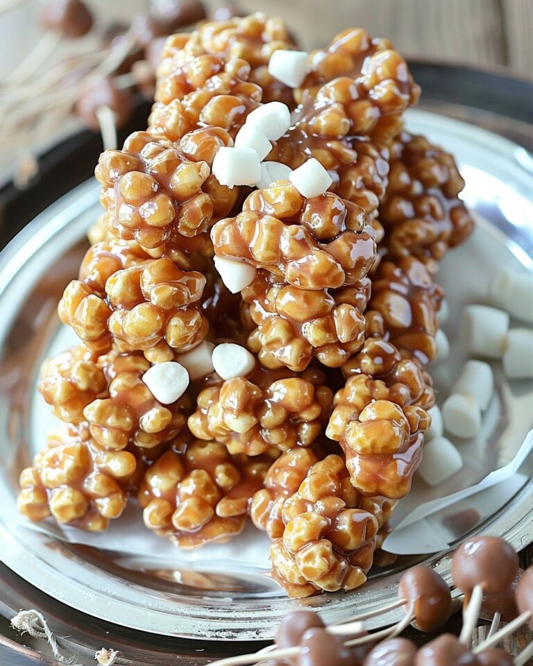 Easy Caramel Puff Corn