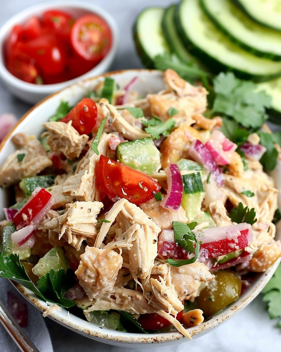 Italian Grinder Chicken Salad
