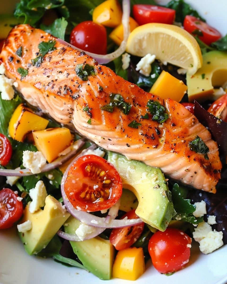 Kardashian Salmon Avocado Salad Recipe