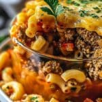 Mac Cheese Meatloaf Casserole