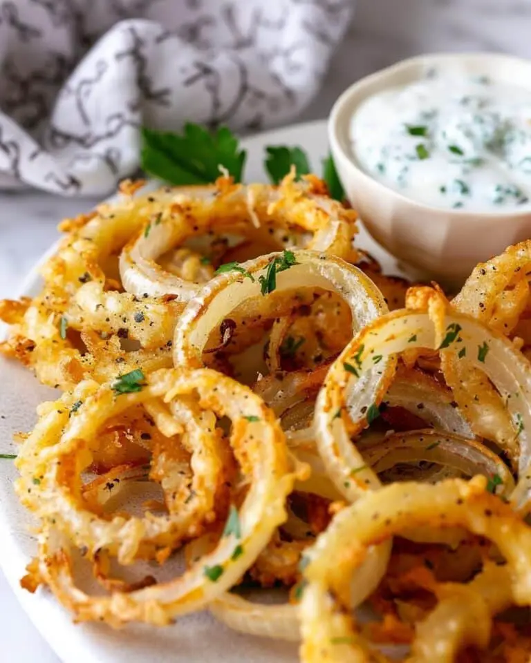 Mozzarella Stick Onion Rings