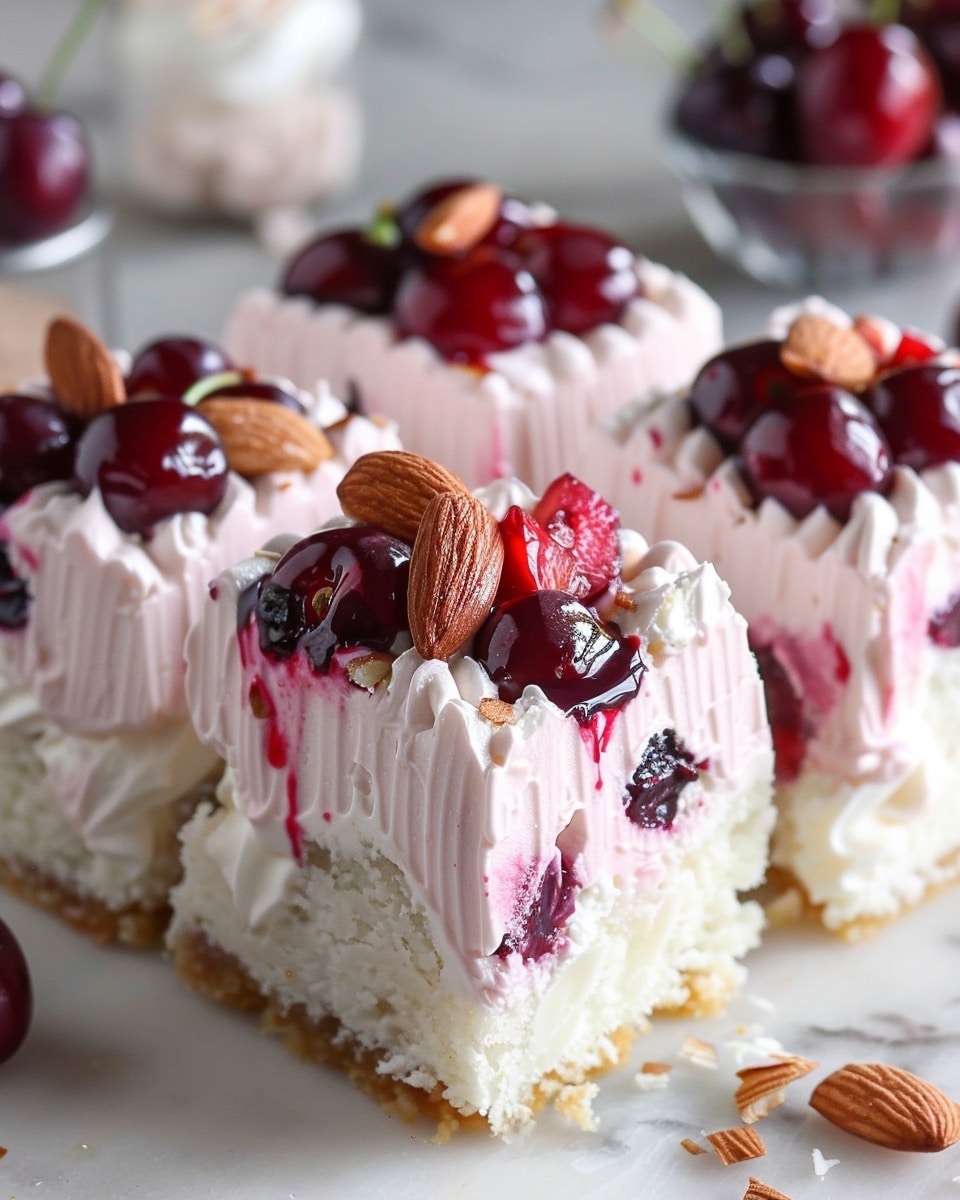 No Added Sugar Cherry Almond Cake