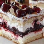 No Added Sugar Cherry Almond Cake