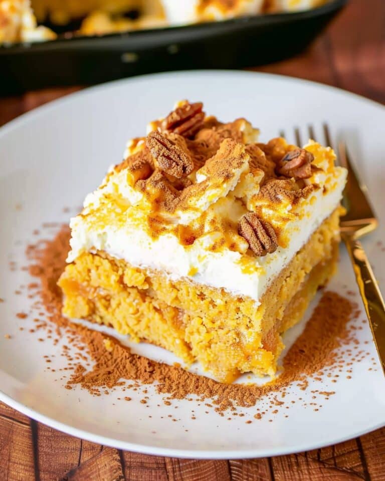 Pumpkin Dump Cake Recipe