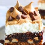 Peanut Butter S’mores Brownies