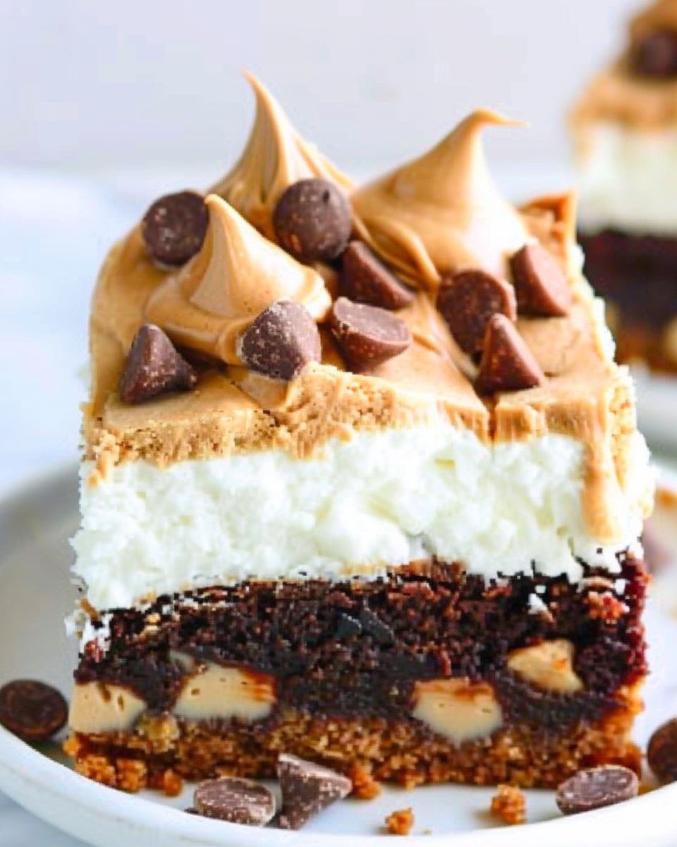 Peanut Butter S’mores Brownies