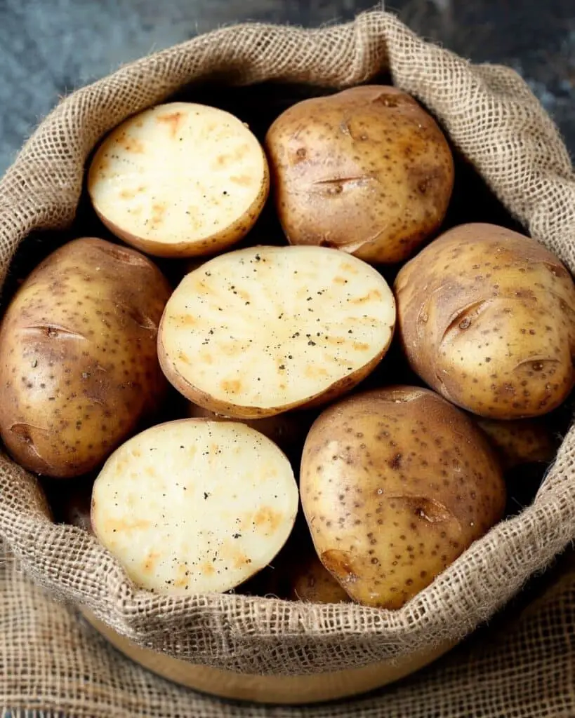 Slow Cooker Creamy Russet Potatoes