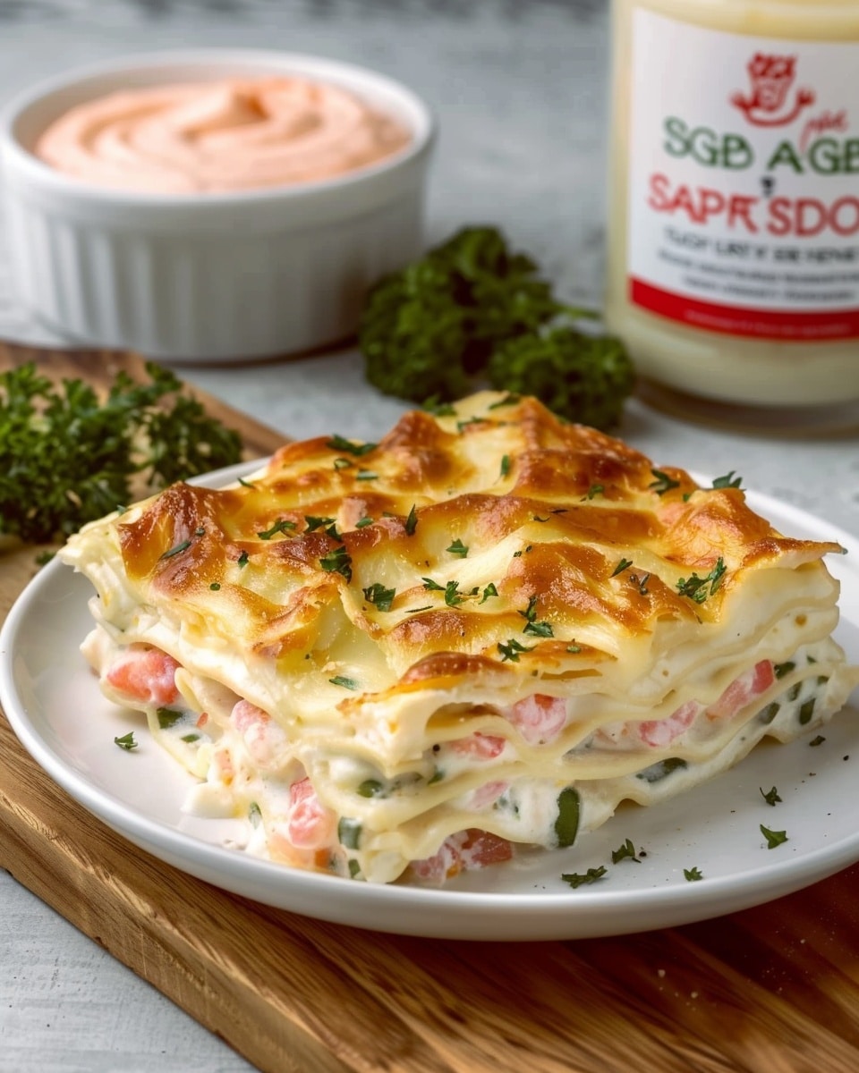 Seafood Lasagna (Shrimp & Crab)