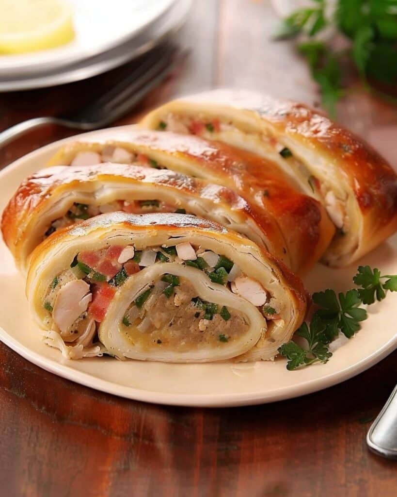 Stuffed Chicken Rolls