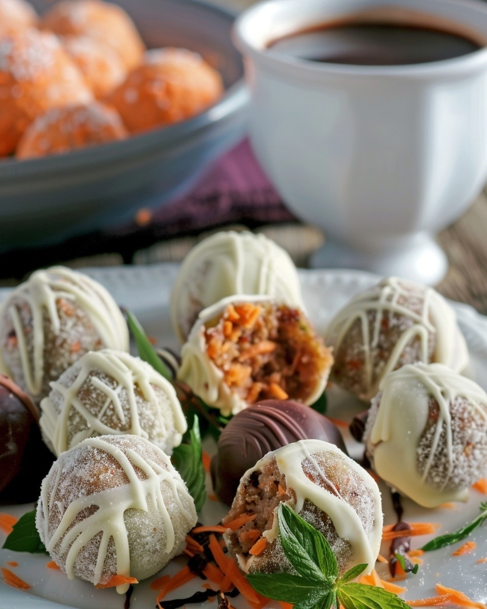 Sugar-Free Carrot Cake Truffles