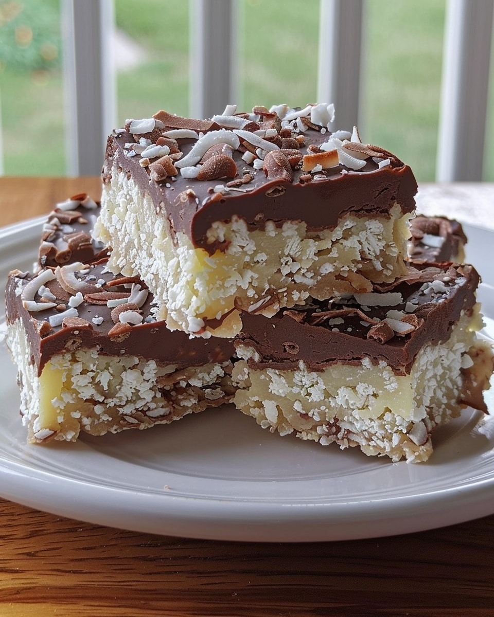 Sugar-Free Chocolate Coconut Bars