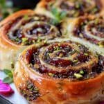 Sugar-Free Pistachio Date Cream Rolls