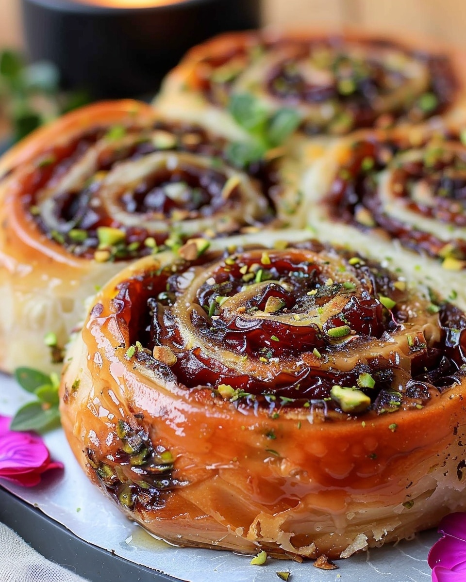 Sugar-Free Pistachio Date Cream Rolls